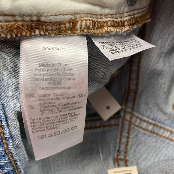 NWT Madewell Distressed Superwide-Leg Jeans Light Wash ND543 High-Rise Cropped - Picture 12 of 16